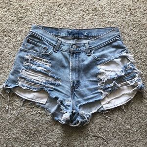 Levi's Distressed Shorts
